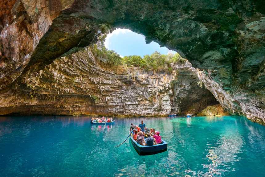 The Cave of Melissani in Kefalonia