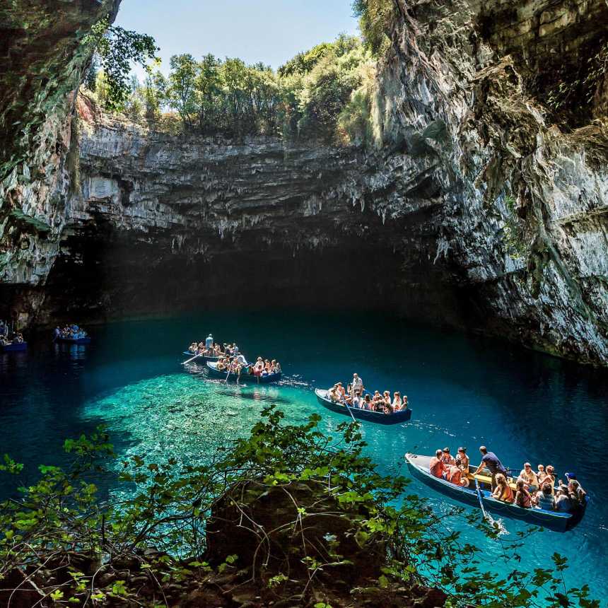 The Cave of Melissani in Kefalonia