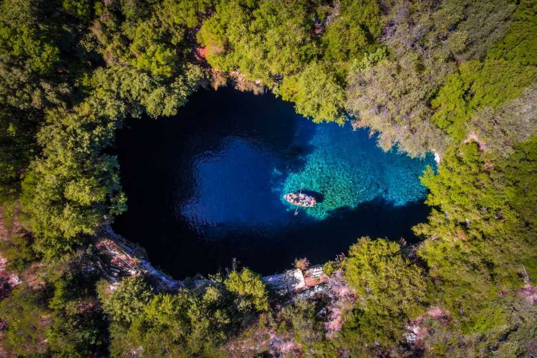 The Cave of Melissani in Kefalonia