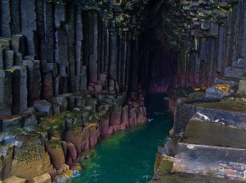 Inside Fingal's Cave, Isle of Staffa, Scotland