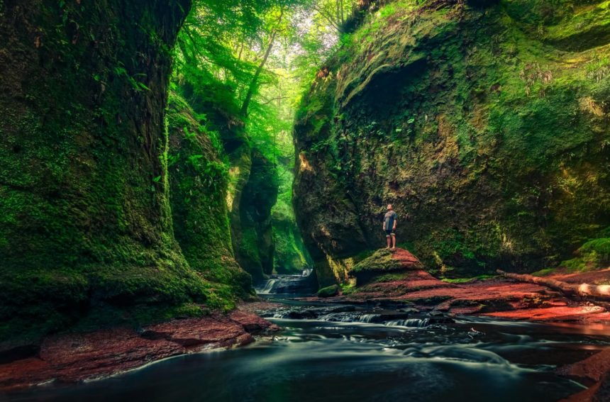 17 of the Most Spectacular Places to Visit in Scotland 1 The Devil's Pulpit, Finnich Glen, Glasgow, Scotland