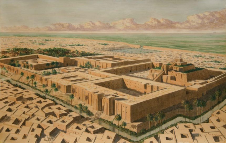 Artistic construction of Dholavira city of ancient Indus Valley Civilisation