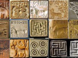 Collection of seals of the Indus Valley Civilization