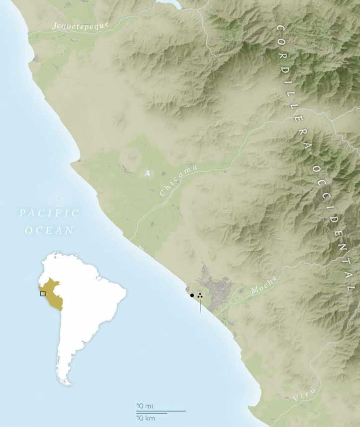 Human settlements along Peru's north coast are susceptible to climactic disruptions caused by El Niño weather cycles.