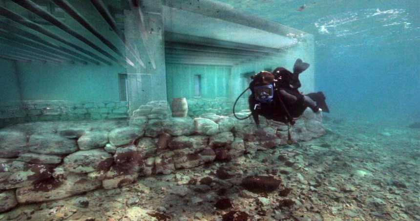The 5,000-year-old sunken city in Southern Greece