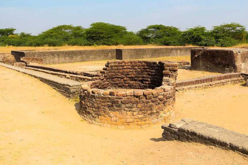 An ancient well, and the city drainage canals