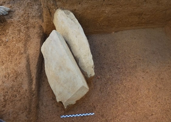 Archaeological Findings Suggest New Guinea Began Neolithic Period Independently 2 A puzzling object that turned out to be a stone template with a bevelled edge which people used to break off individual axe heads.