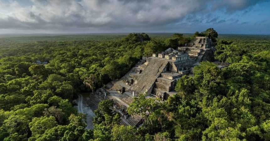 Pyramid of Calakmul, Campeche – Mexico 