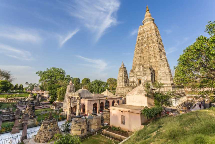 Animeshlocha Stupa at Mahabodhi Temple, Bodh Gaya, Bihar