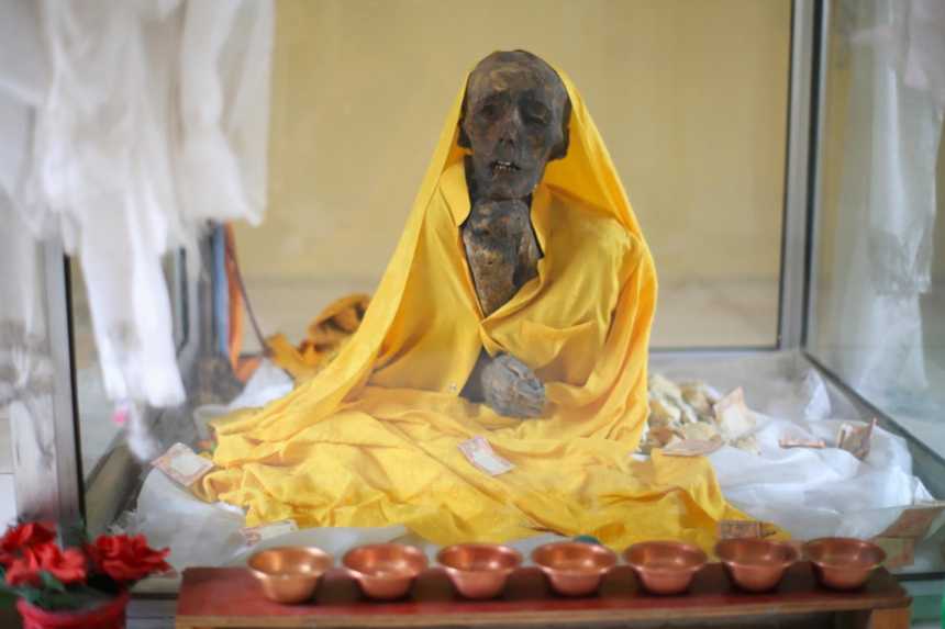 550 year old Mummy of Sangha Tenzin