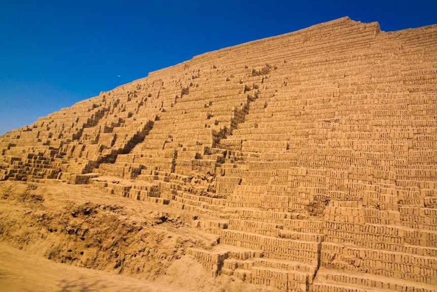 Huaca Pucllana pyramid, Lima, Peru