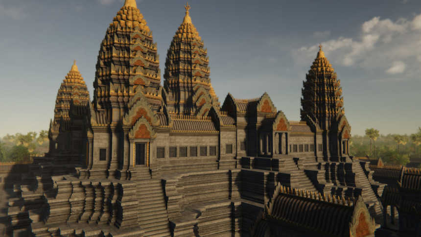 Digital Reconstruction of Angkor Wat, Cambodia