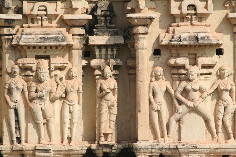 erotic carvings at Virupaksha Temple