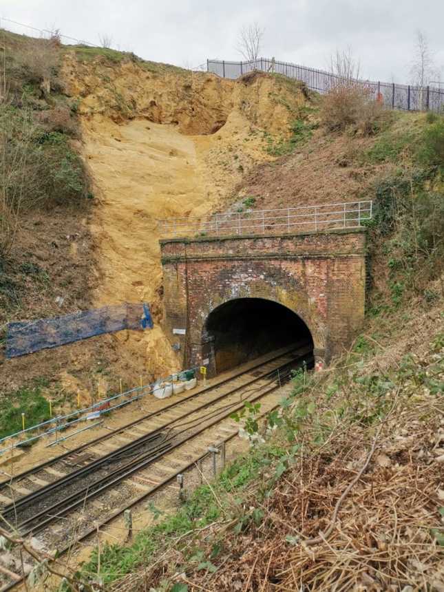 Railway workers discover 14th century cave in England 1 14th century cave discovered in England