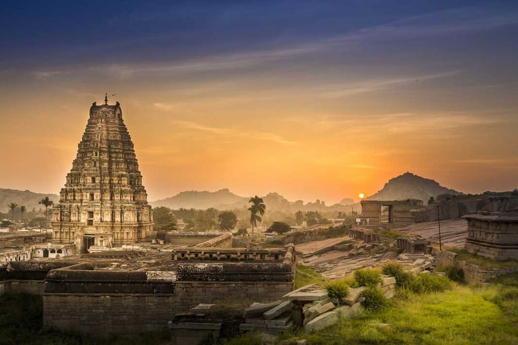 Sun Rise at Virupaksha Temple, Hampi