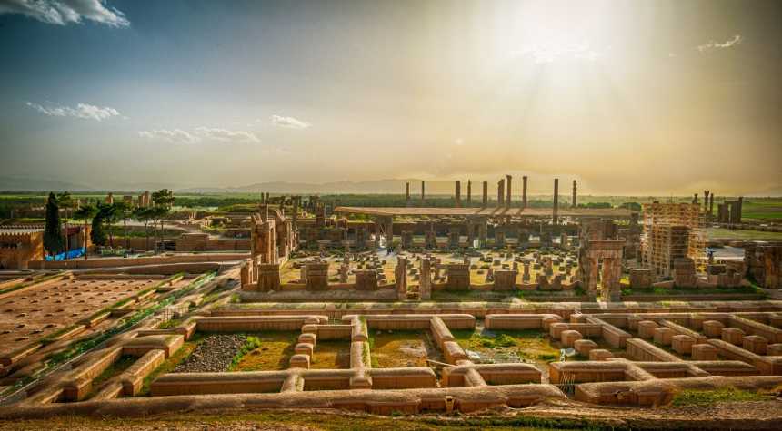 Magnificent Ruins Of The Ancient City Of Persepolis 6 A general view of the ruins at Persepolis.
