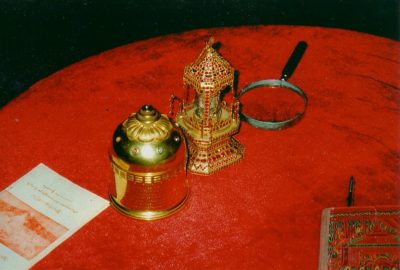 Buddha relics from Kanishka's stupa in Peshawar, Pakistan. These surviving relics are now housed in Mandalay, Myanmar.